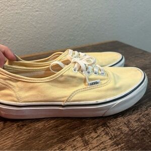 Vans Yellow Canvas Sneakers